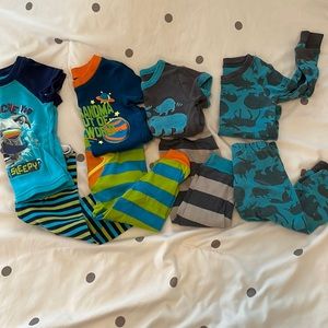 12 month boys pajama bundle
